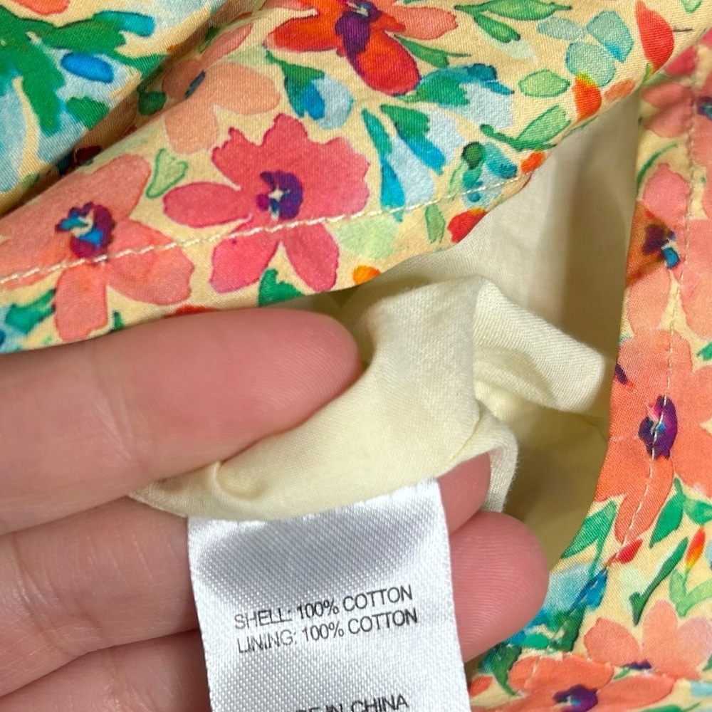 Lovers + Friends Aja Long Sleeve Knot Mini Dress in Summer Field Floral Large - Picture 11 of 12